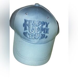Youth Blue Hippie Kids cap hat boho summer camp retro Deadstock Kidcore